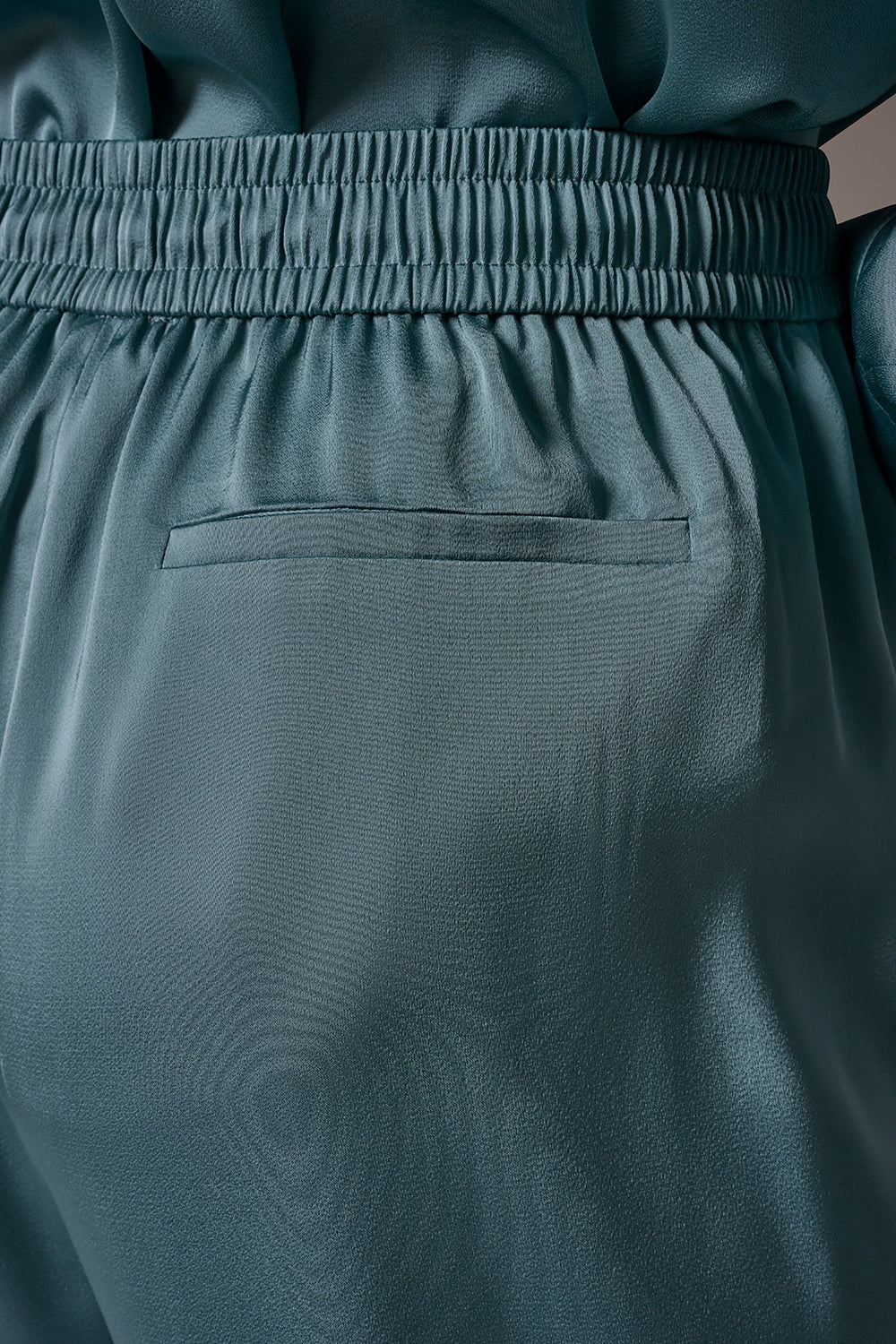 Donna Karan | SATIN HIGH-RISE WIDE-LEG PANT