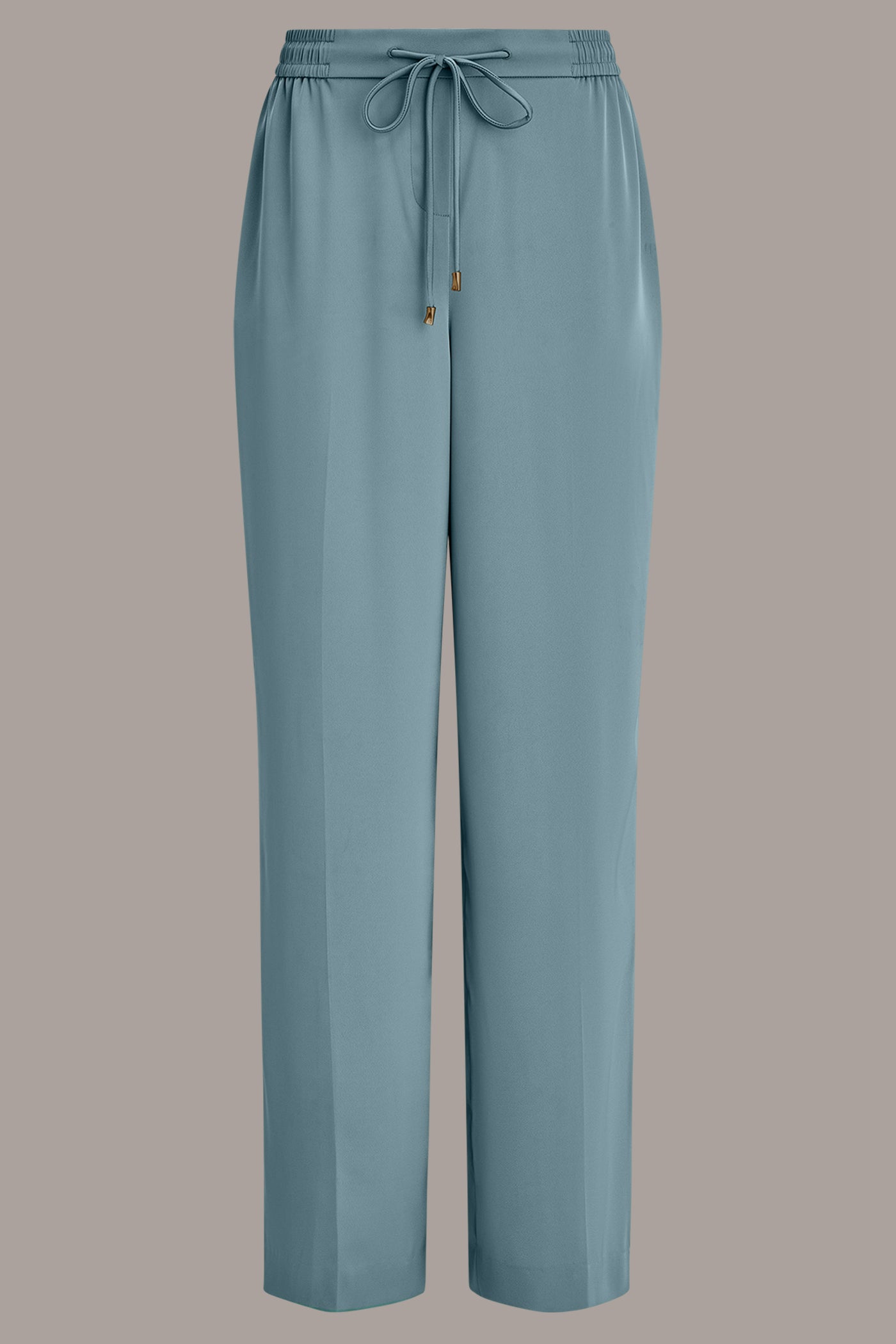 Donna Karan | SATIN HIGH-RISE WIDE-LEG PANT