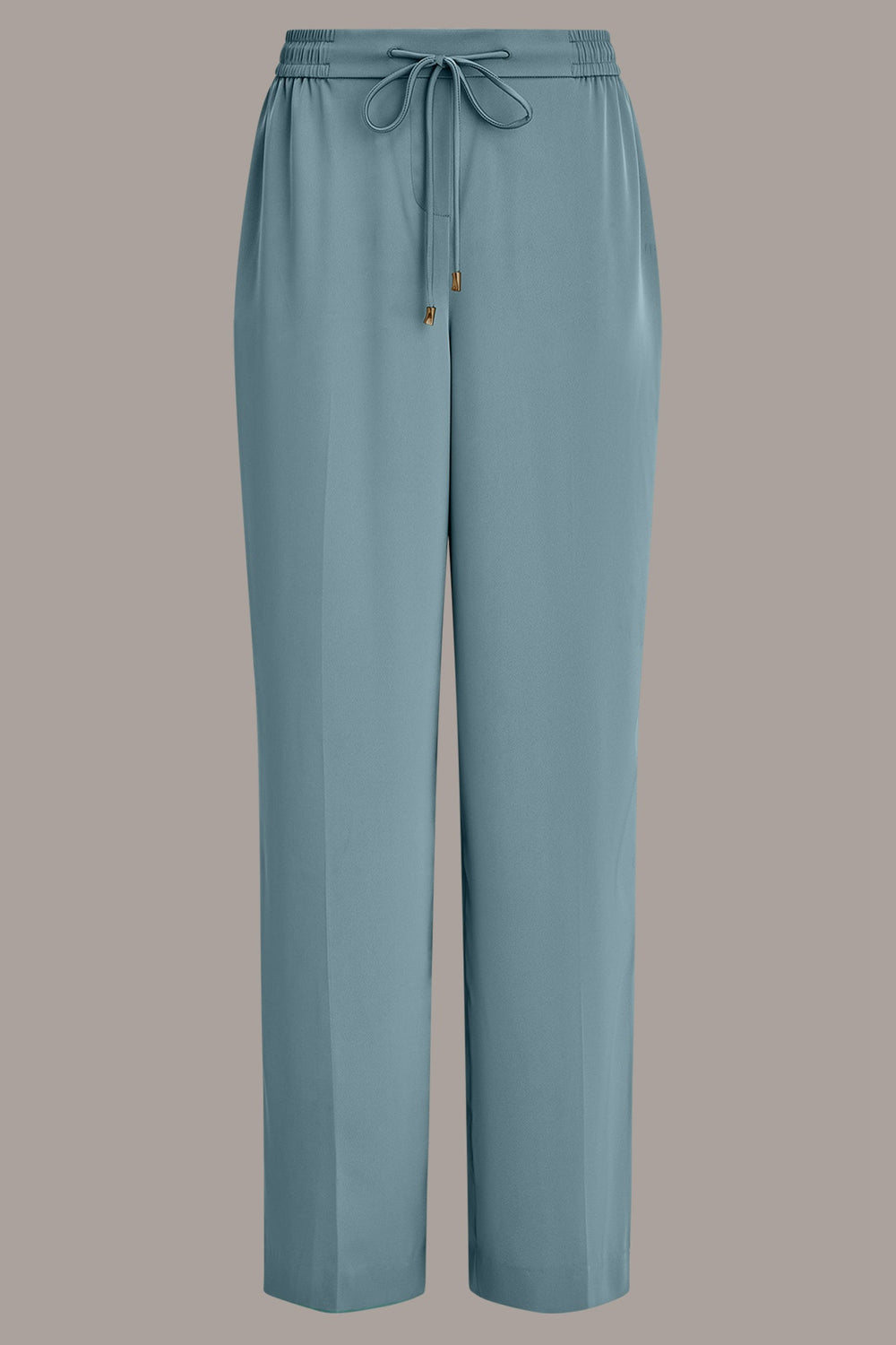 Donna Karan | SATIN HIGH-RISE WIDE-LEG PANT