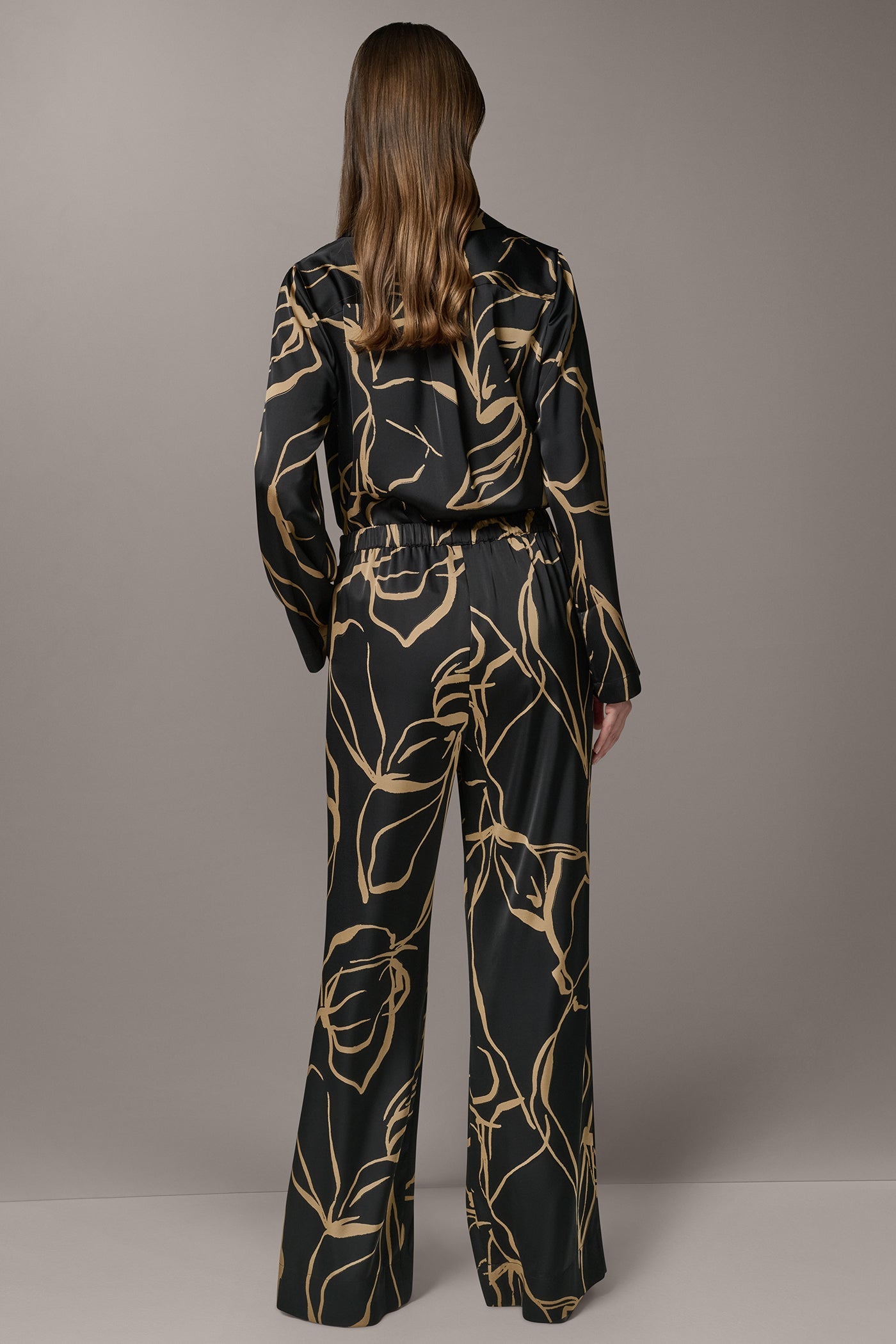 Donna Karan | EXTRA HIGH-RISE WIDE-LEG PULL-ON PANT