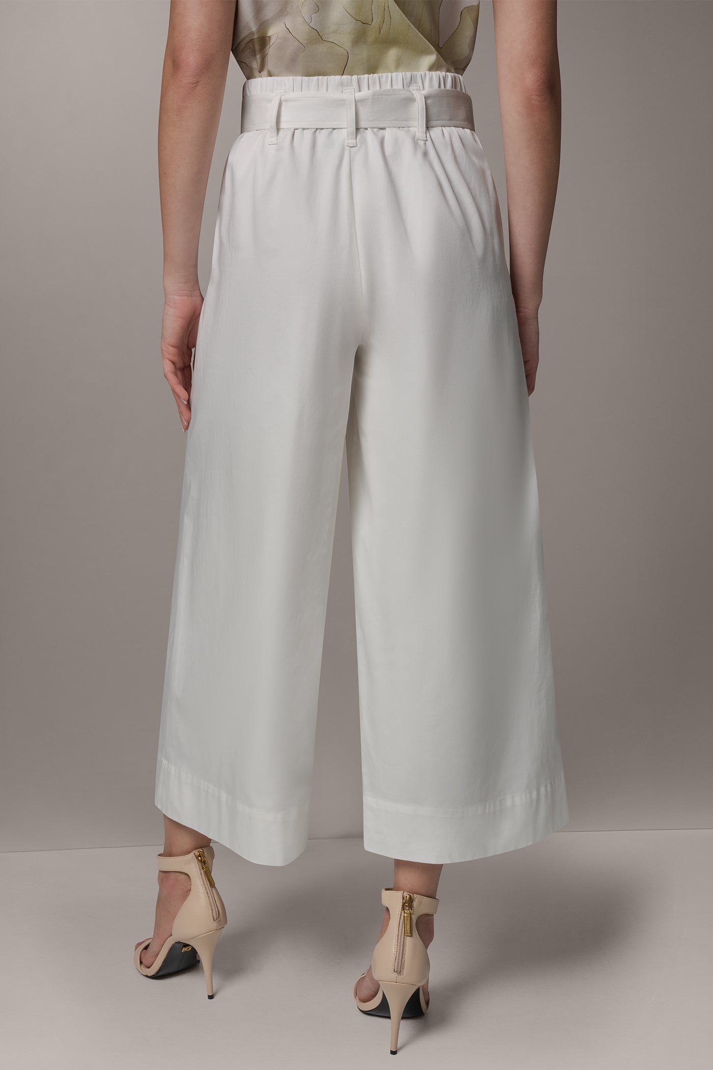 Donna Karan | CROPPED EXTRA HIGH-RISE WIDE-LEG PANT