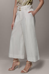 Donna Karan | CROPPED EXTRA HIGH-RISE WIDE-LEG PANT