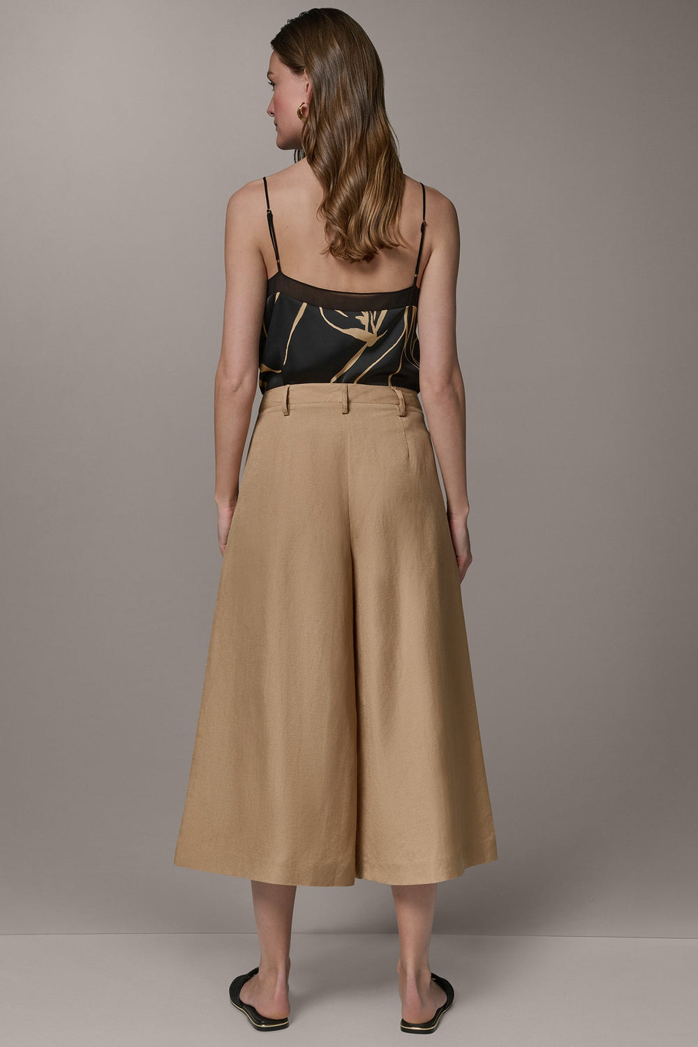 Donna Karan | EXTRA HIGH-RISE WIDE-LEG CULOTTE