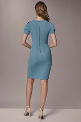 Donna Karan | PUFF SLEEVE SHEATH DRESS