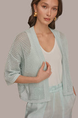 Donna Karan | OPEN STITCH CARDIGAN