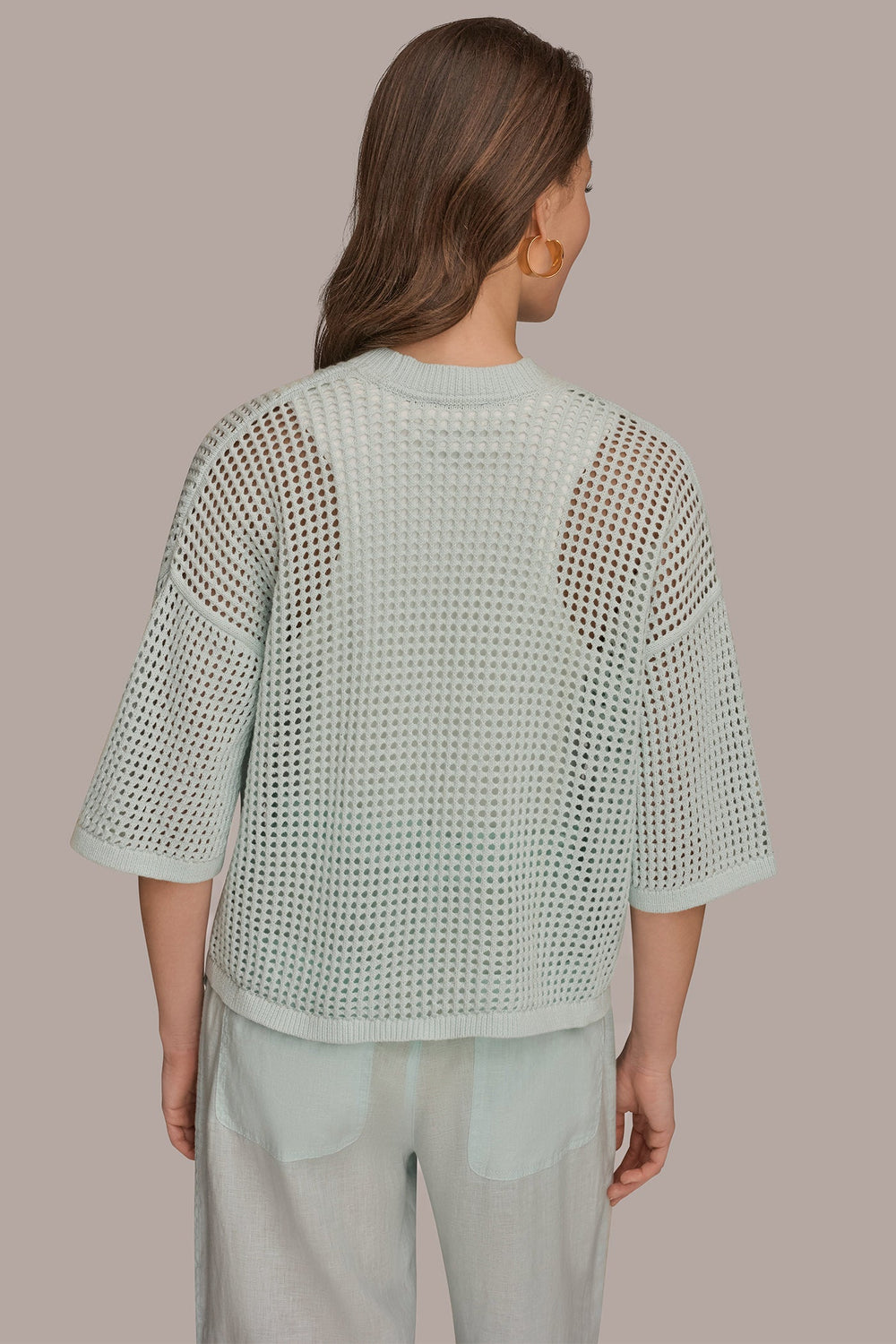 Donna Karan | OPEN STITCH CARDIGAN