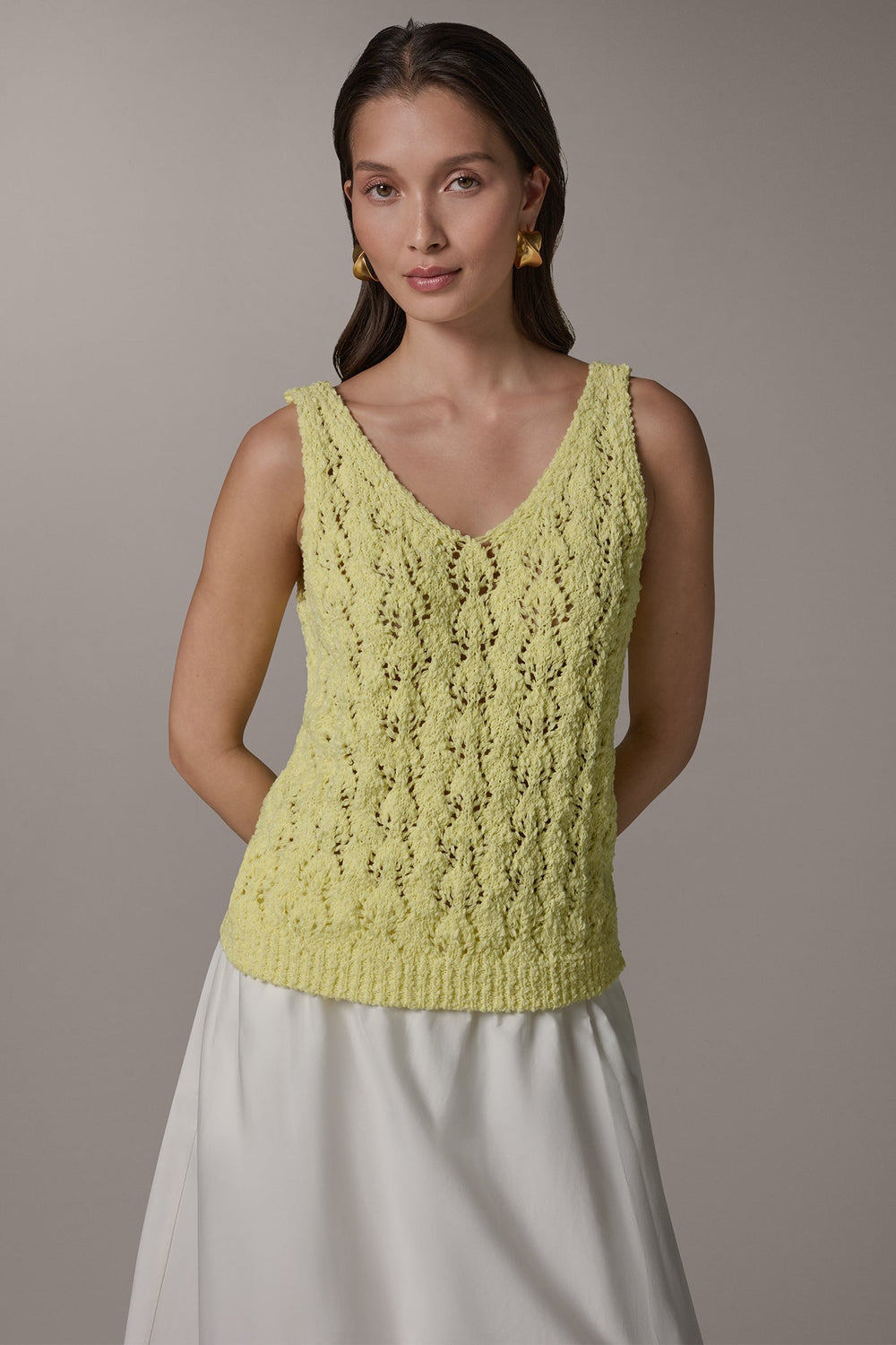 Donna Karan | SLEEVELESS SWEATER TANK