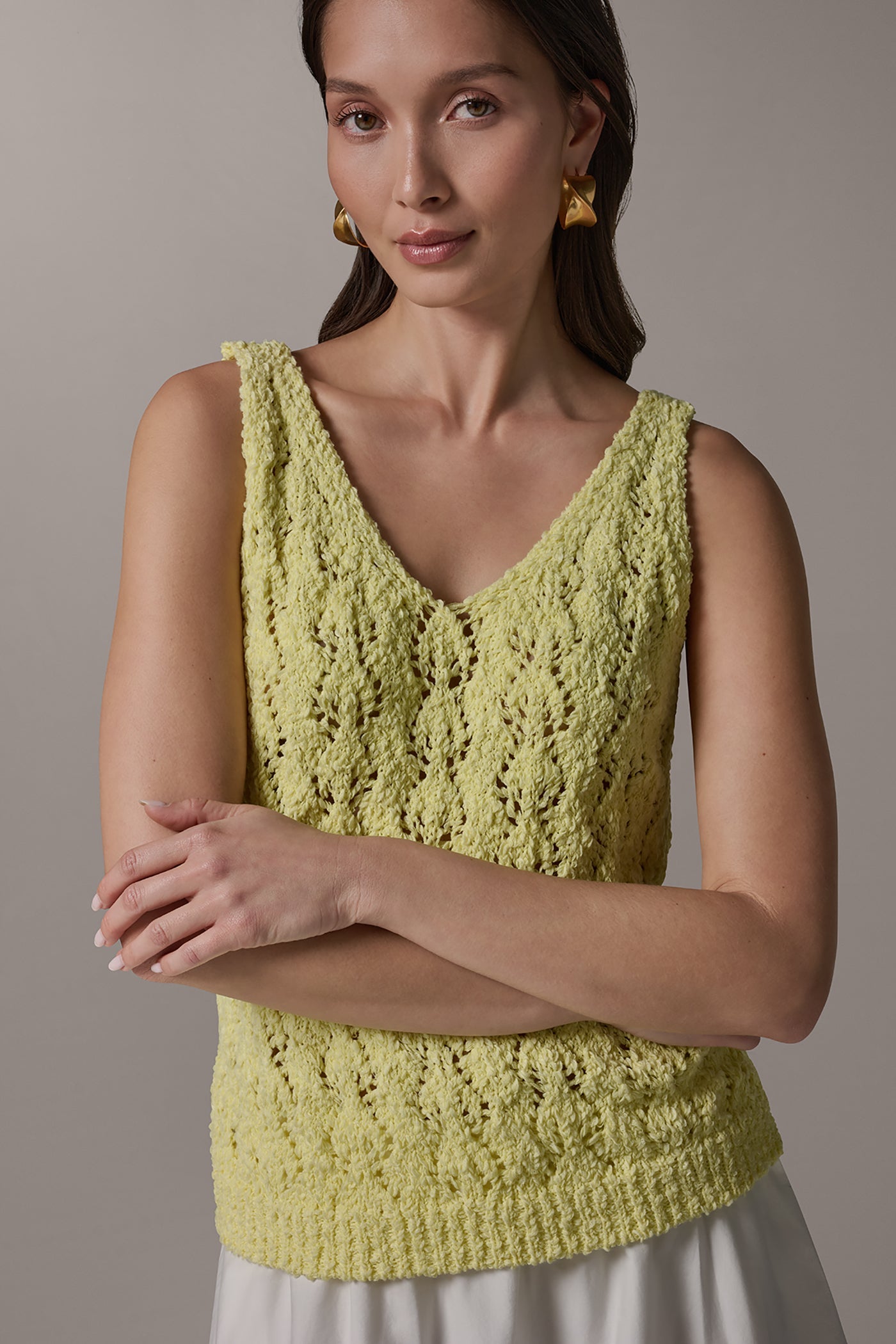 Donna Karan | SLEEVELESS SWEATER TANK