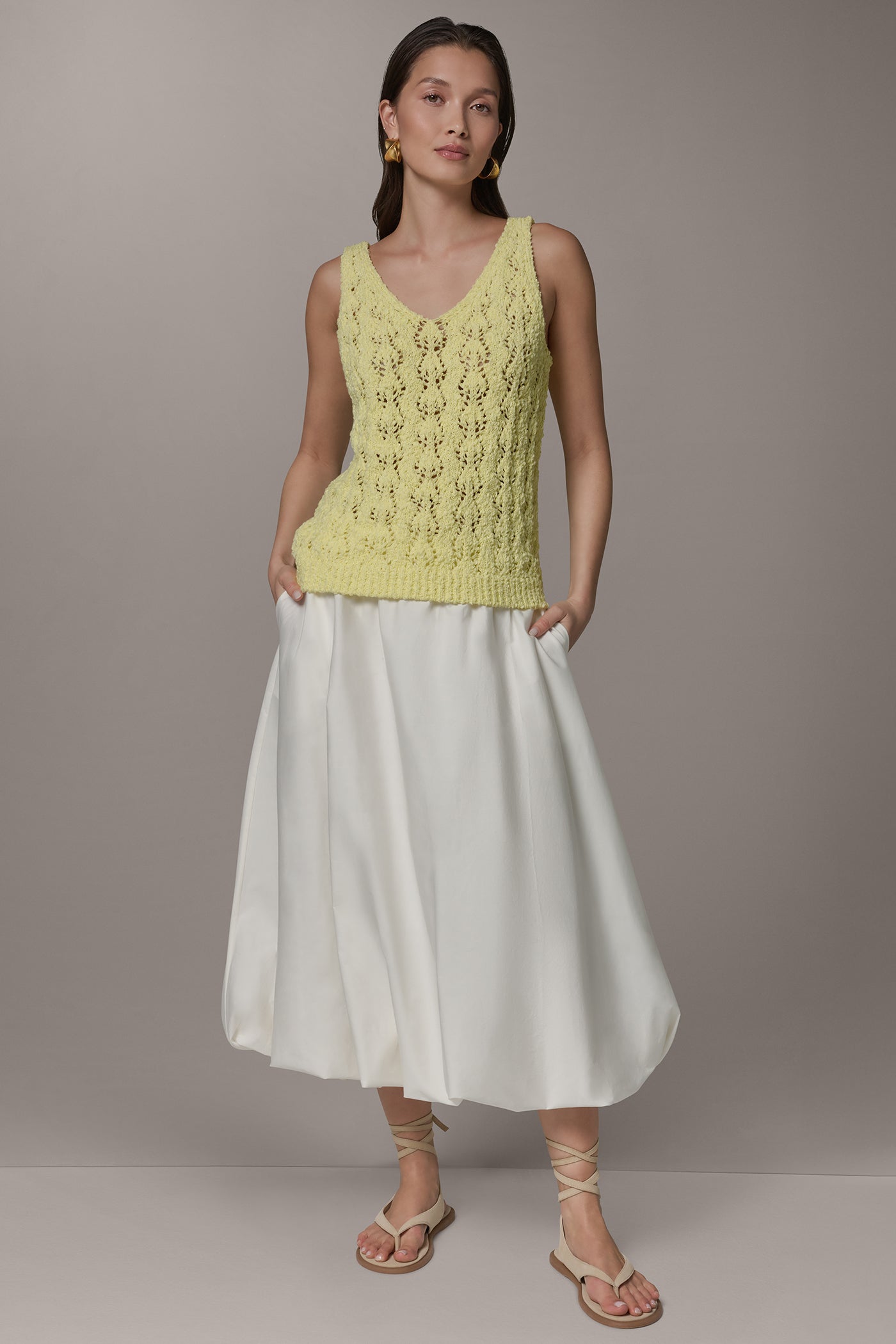 Donna Karan | SLEEVELESS SWEATER TANK