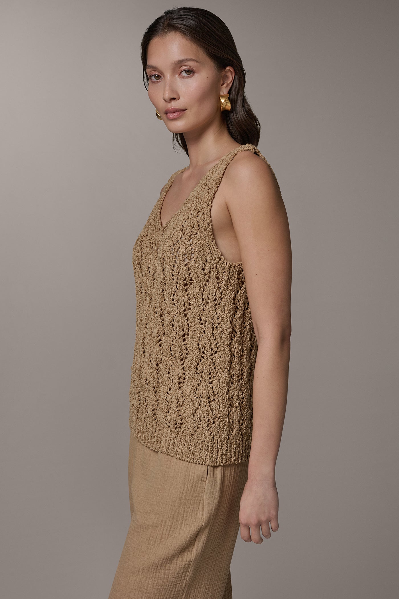 Donna Karan | SLEEVELESS SWEATER TANK