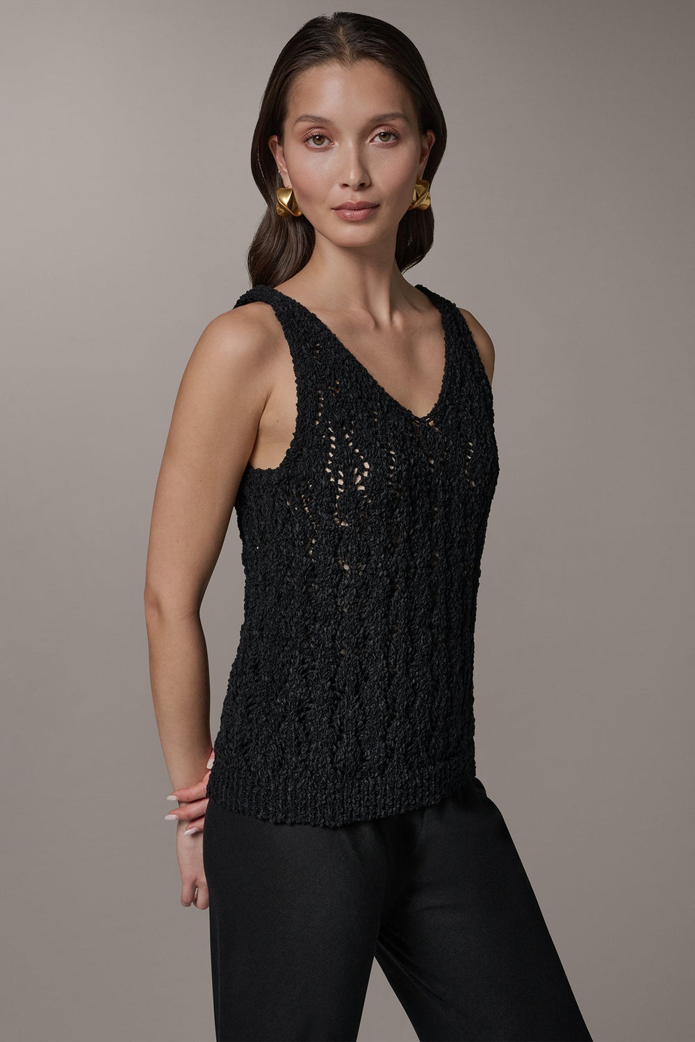 Donna Karan | SLEEVELESS SWEATER TANK