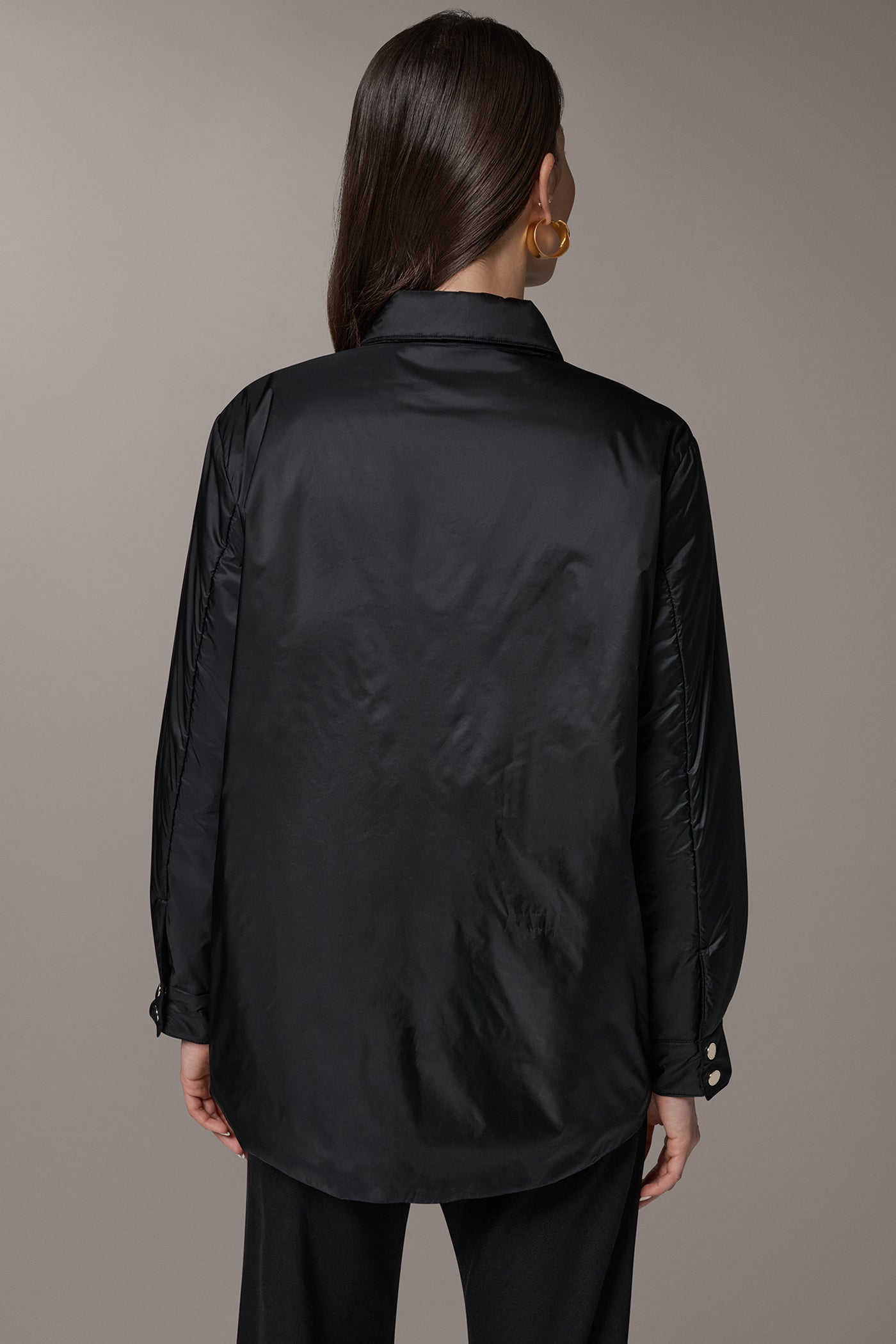 Donna Karan | LONG SLEEVE SHIRT JACKET