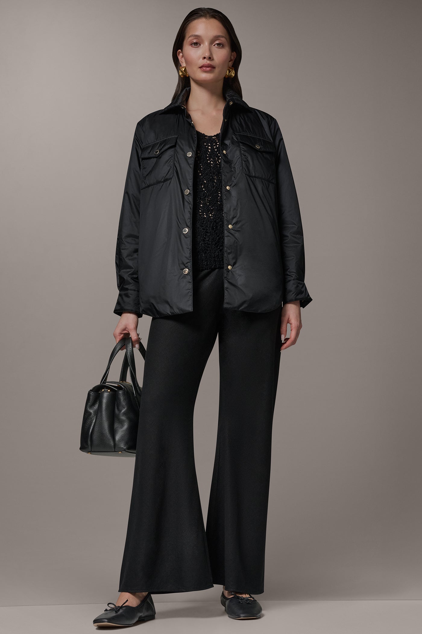Donna Karan | LONG SLEEVE SHIRT JACKET