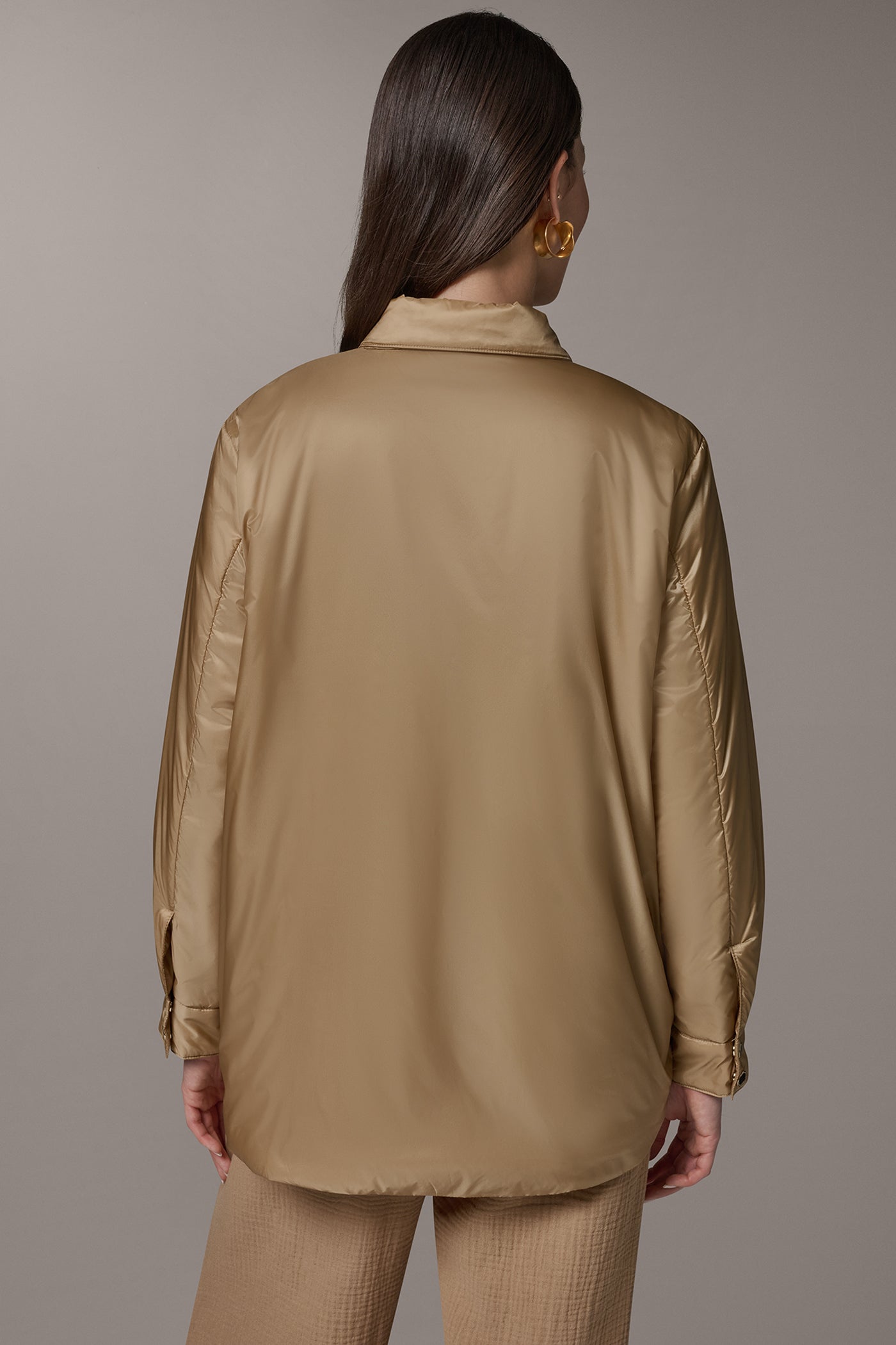 Donna Karan | LONG SLEEVE SHIRT JACKET