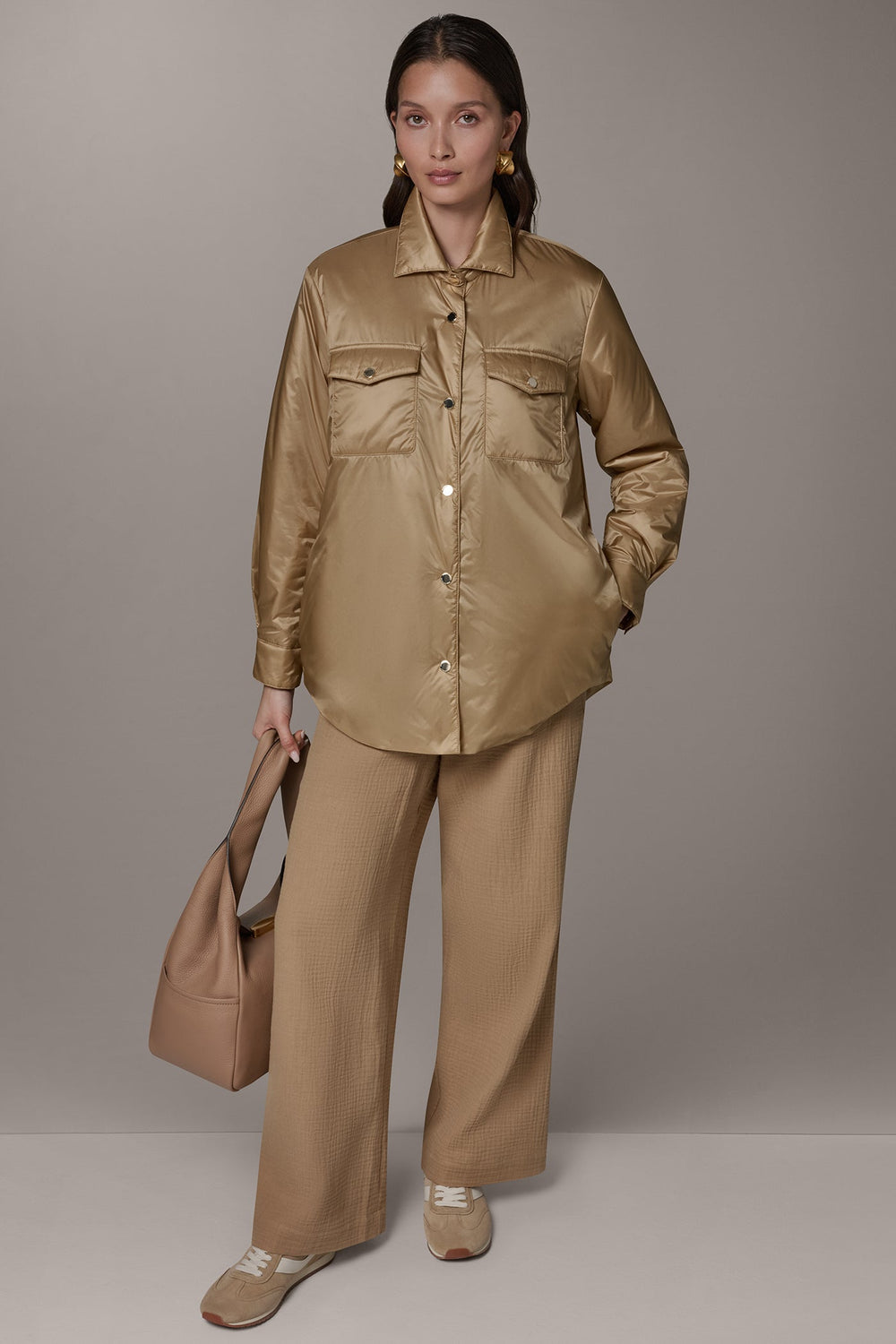 Donna Karan | LONG SLEEVE SHIRT JACKET