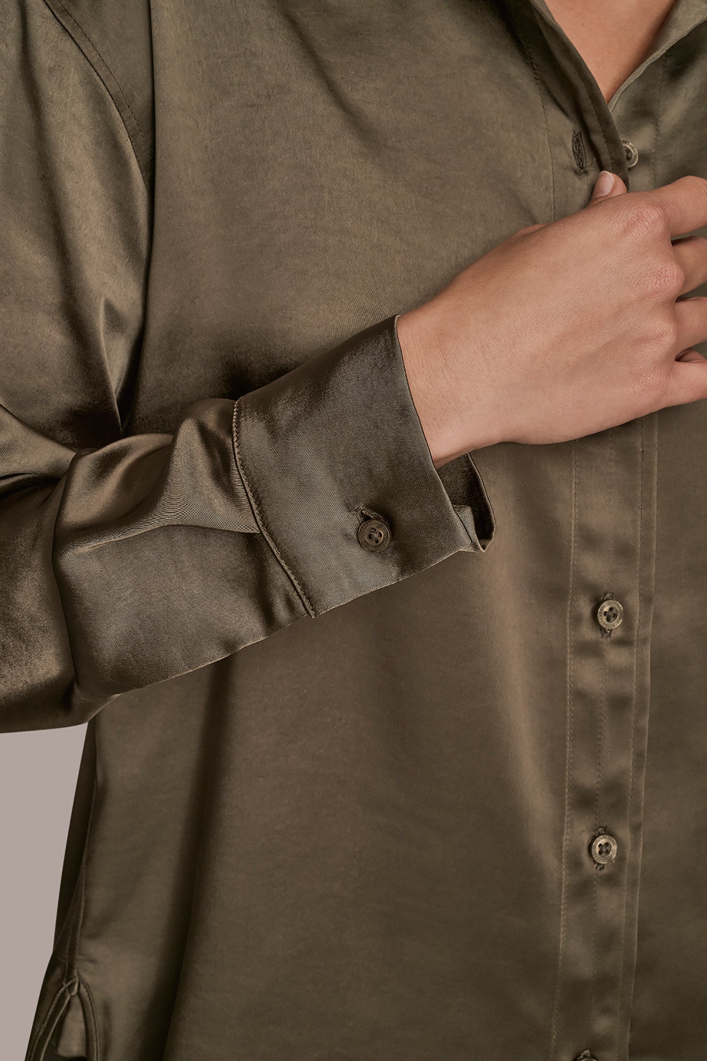 Donna Karan | SATIN SHIRT