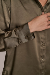 Donna Karan | SATIN SHIRT