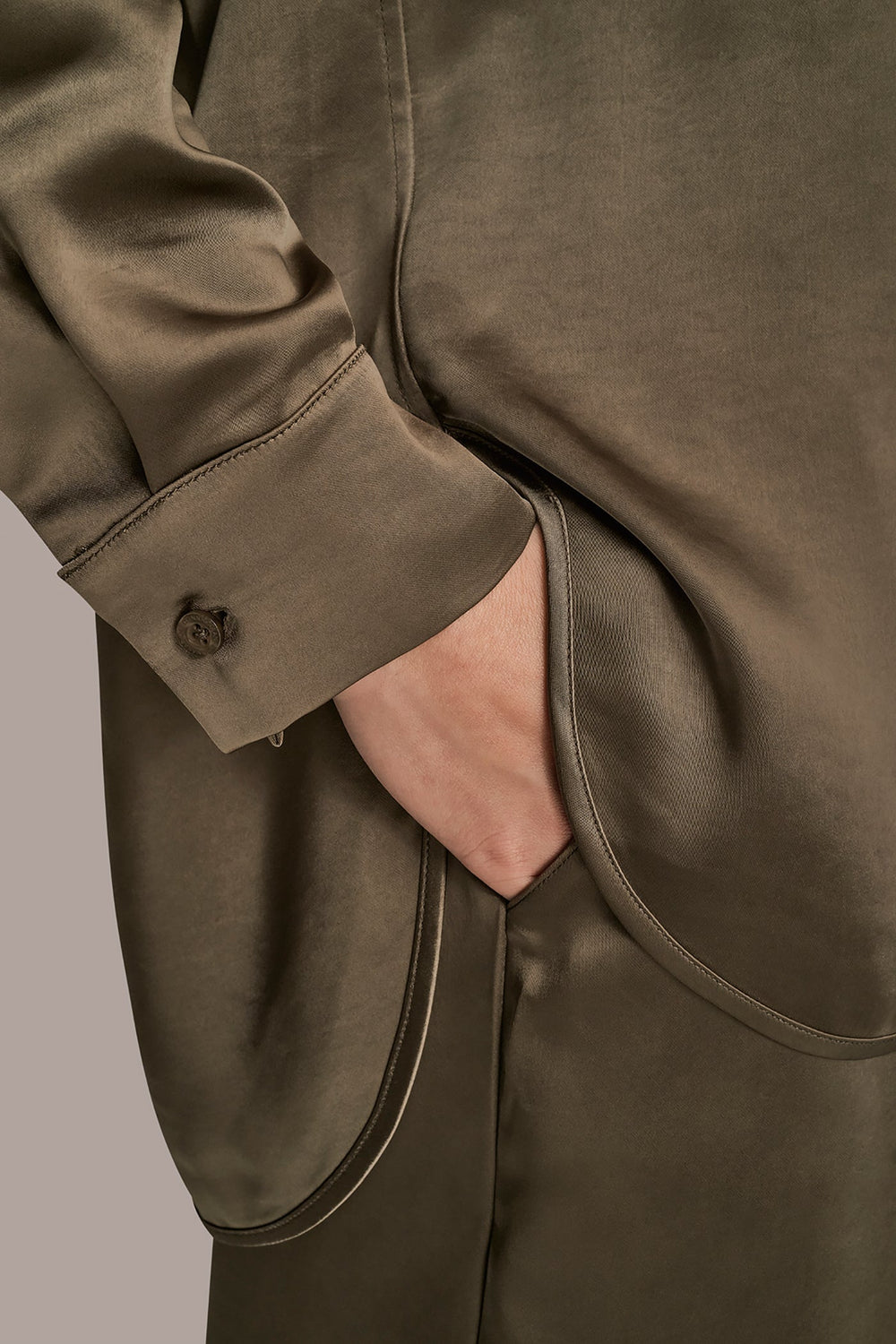 Donna Karan | SATIN SHIRT