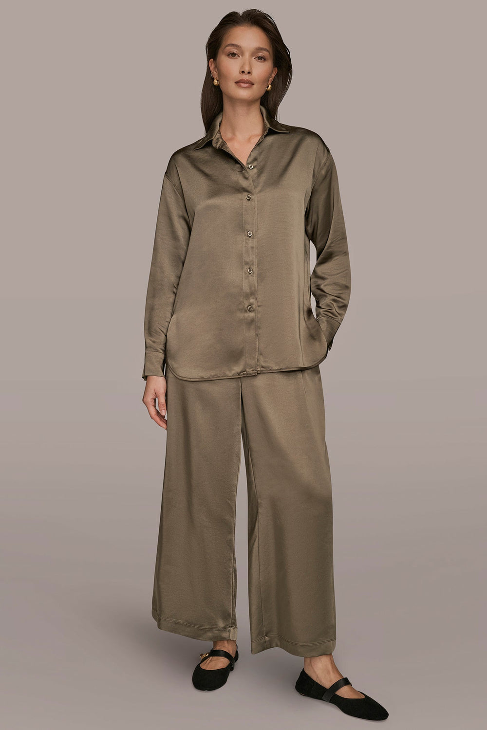 Donna Karan | SATIN SHIRT