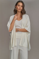 Donna Karan | CASHMERE SHORT SLEEVE CARDIGAN