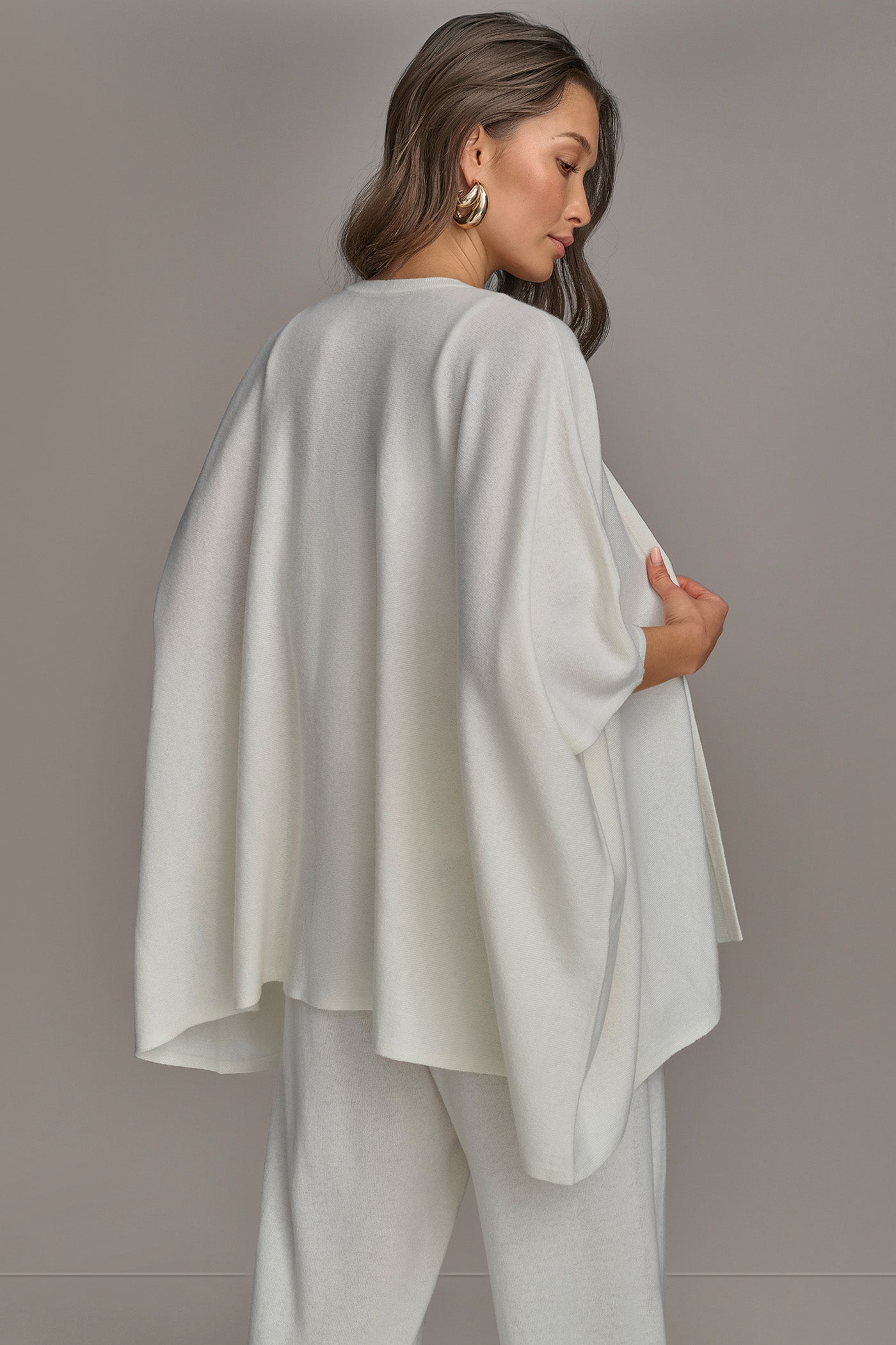 Donna Karan | CASHMERE SHORT SLEEVE CARDIGAN