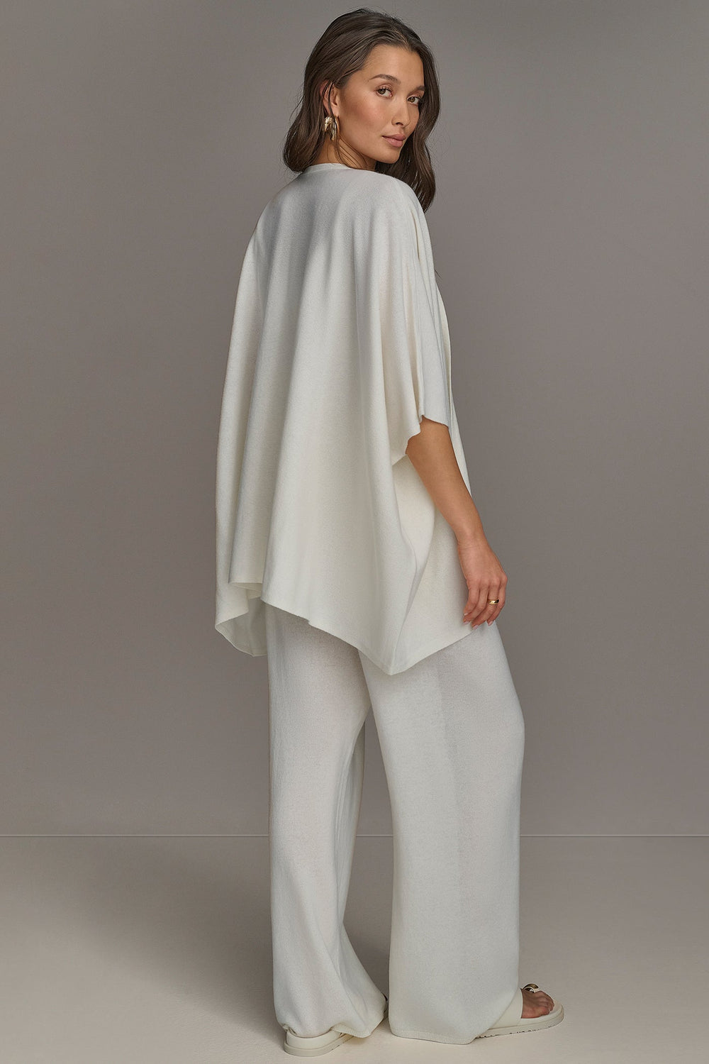 Donna Karan | CASHMERE SHORT SLEEVE CARDIGAN