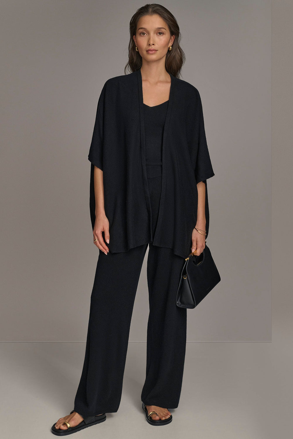 Donna Karan | CASHMERE SHORT SLEEVE CARDIGAN