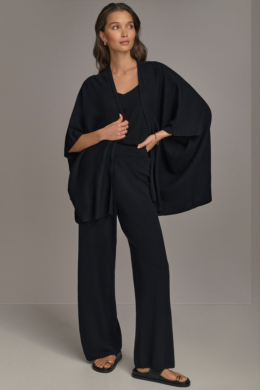 Donna Karan | CASHMERE SHORT SLEEVE CARDIGAN
