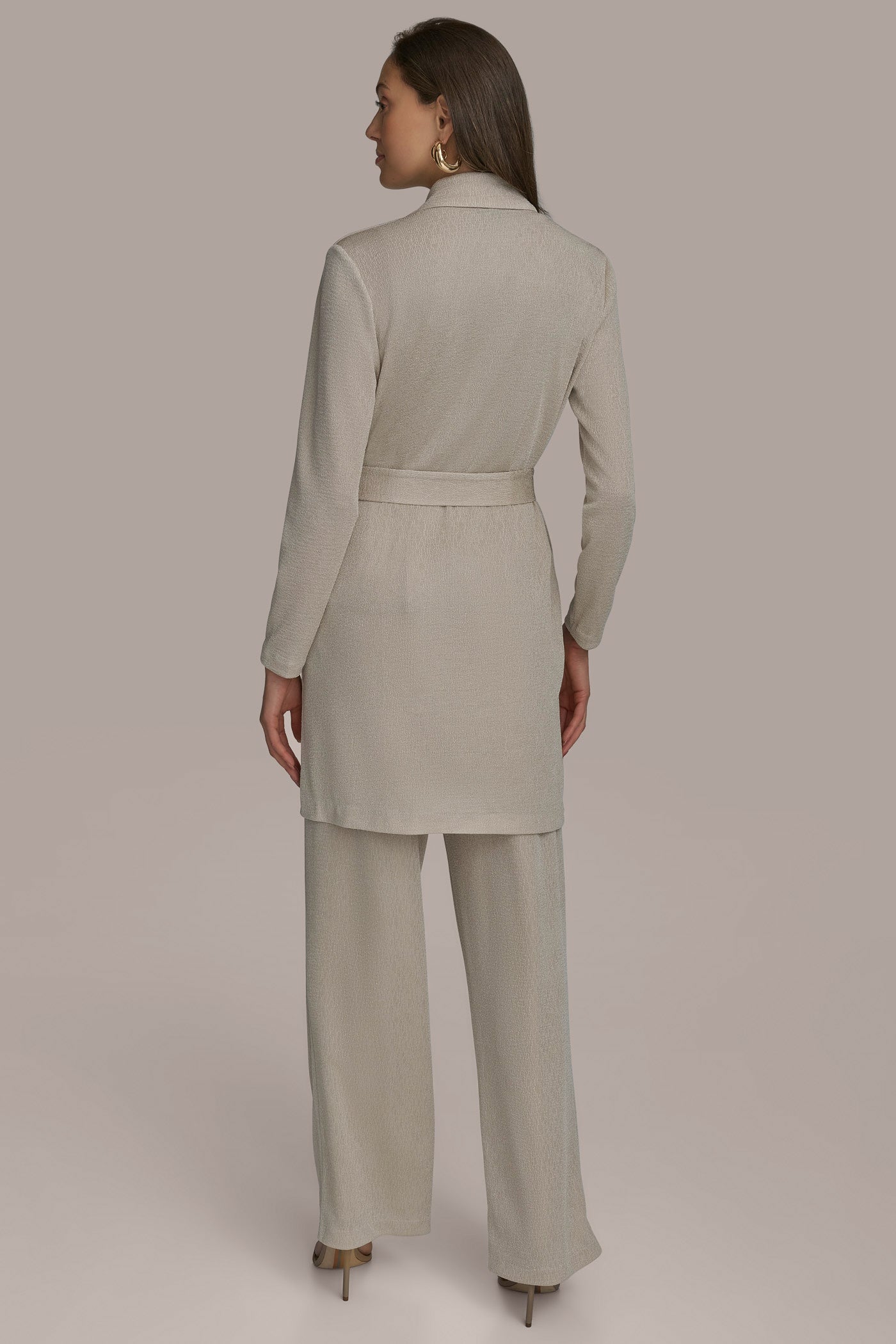 Donna Karan | BELTED KNIT JACKET