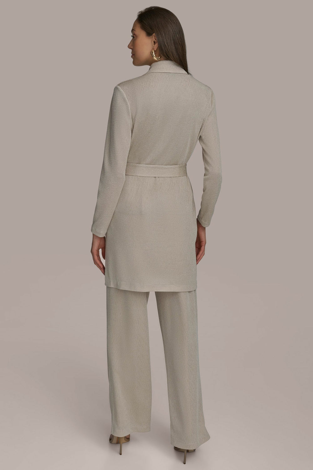 Donna Karan | BELTED KNIT JACKET