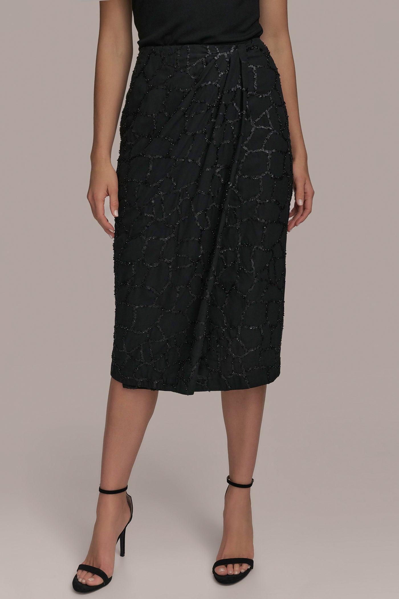 Donna Karan | FAUX WRAP SKIRT