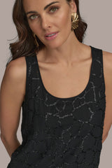 Donna Karan | SHELL WITH SEQUIN DETAIL