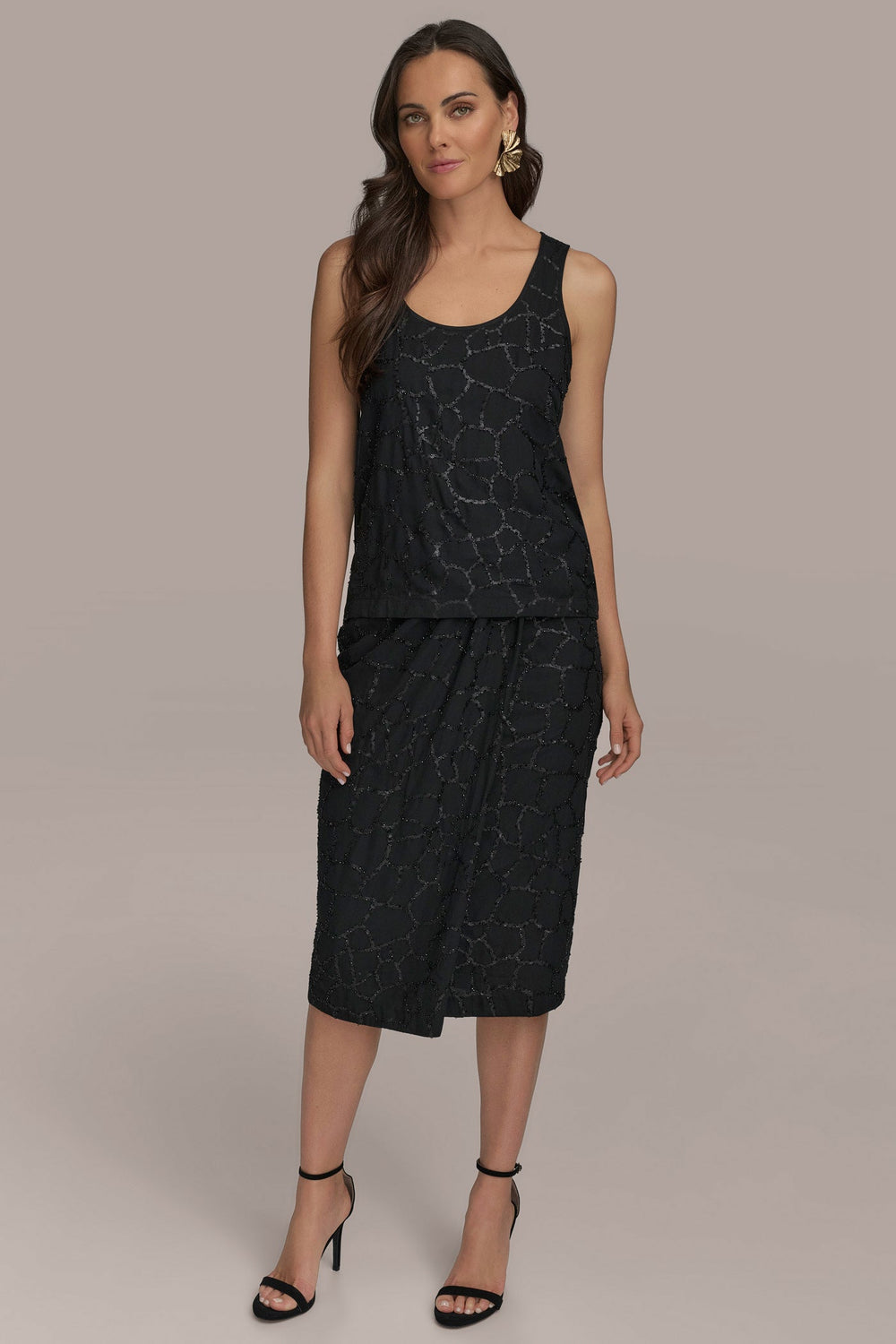 Donna Karan | SHELL WITH SEQUIN DETAIL