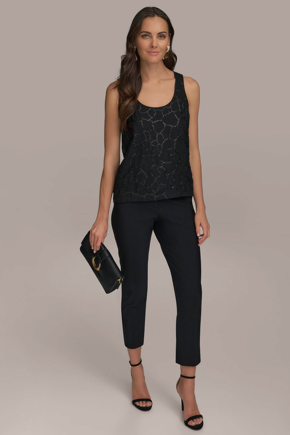 Donna Karan | SHELL WITH SEQUIN DETAIL