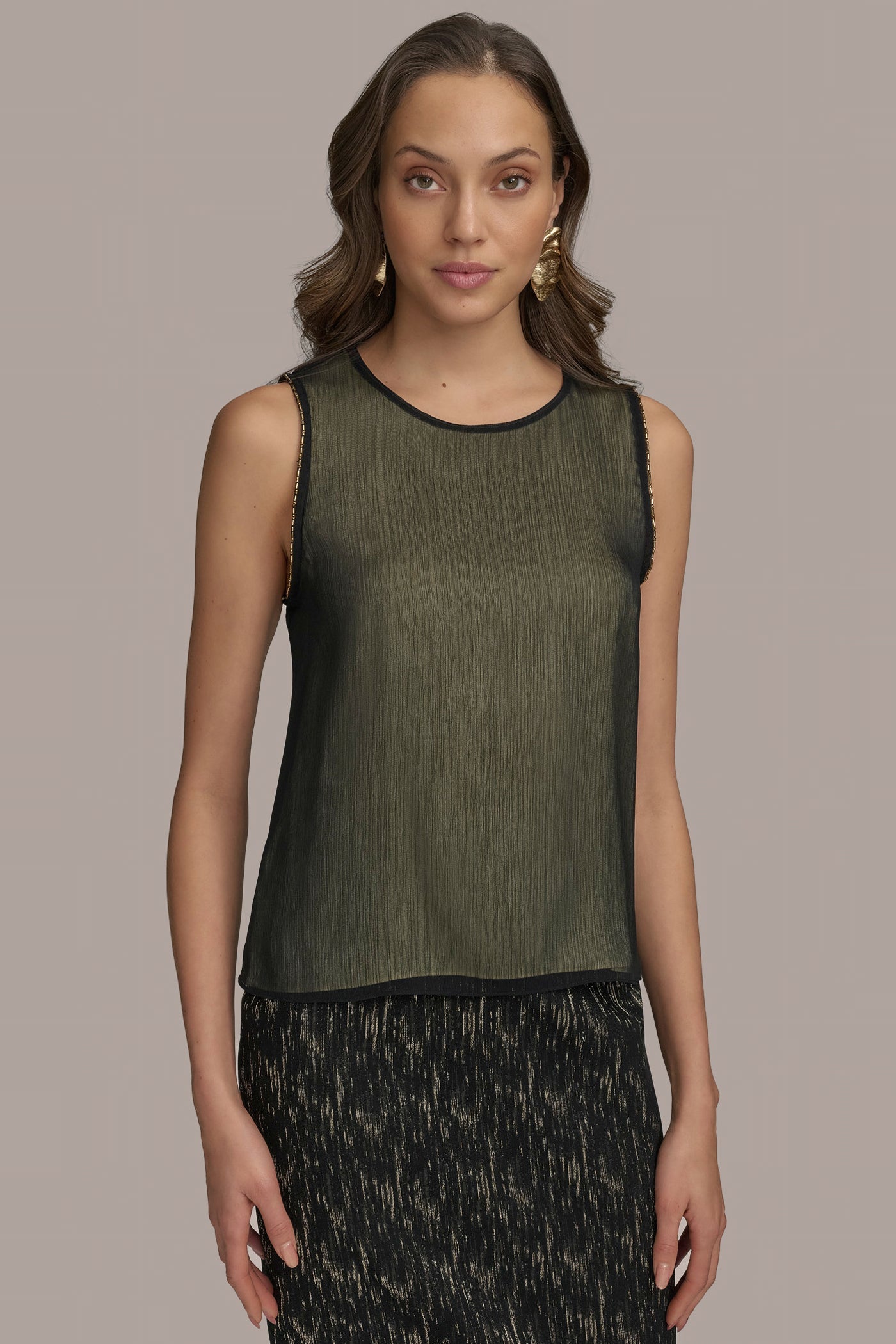 Donna Karan | TWO LAYER TOP
