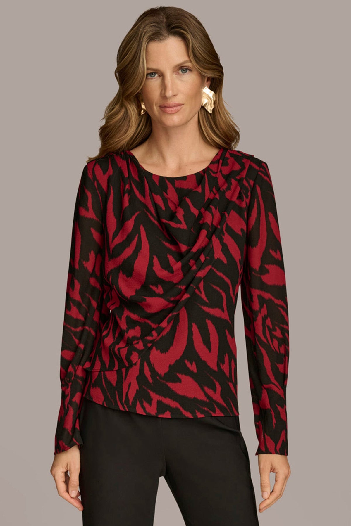 Donna Karan | PRINT WIDE CUFF TOP