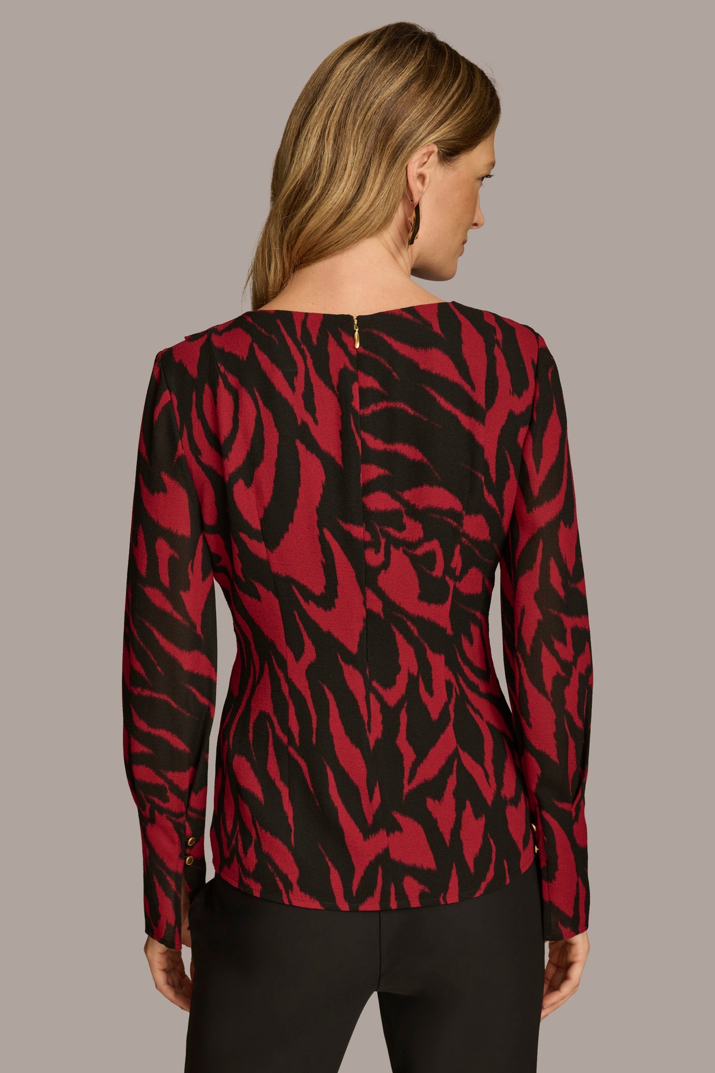 Donna Karan | PRINT WIDE CUFF TOP
