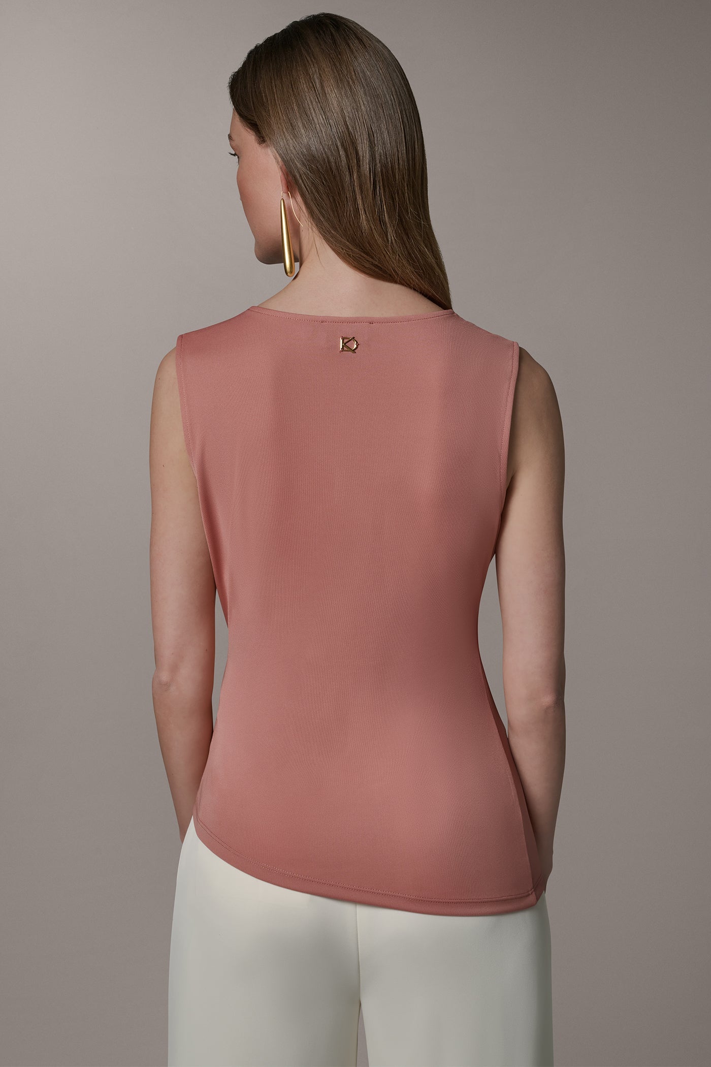Donna Karan | ASYMMETRIC KNIT TOP