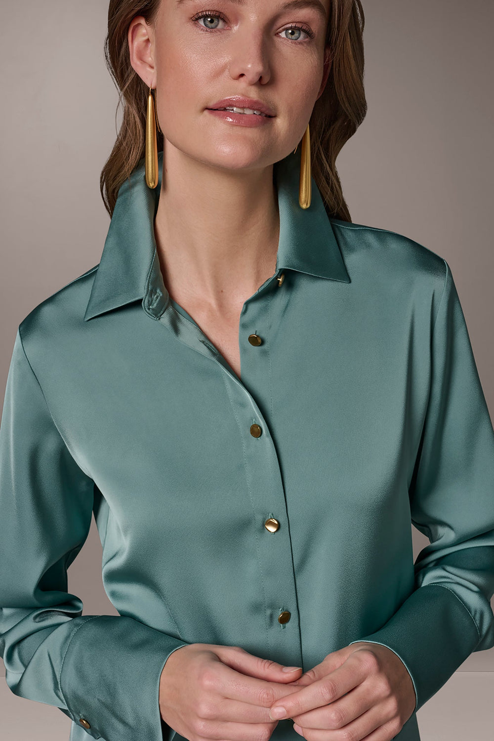 Donna Karan | SATIN BLOUSE
