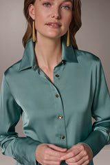 Donna Karan | SATIN BLOUSE