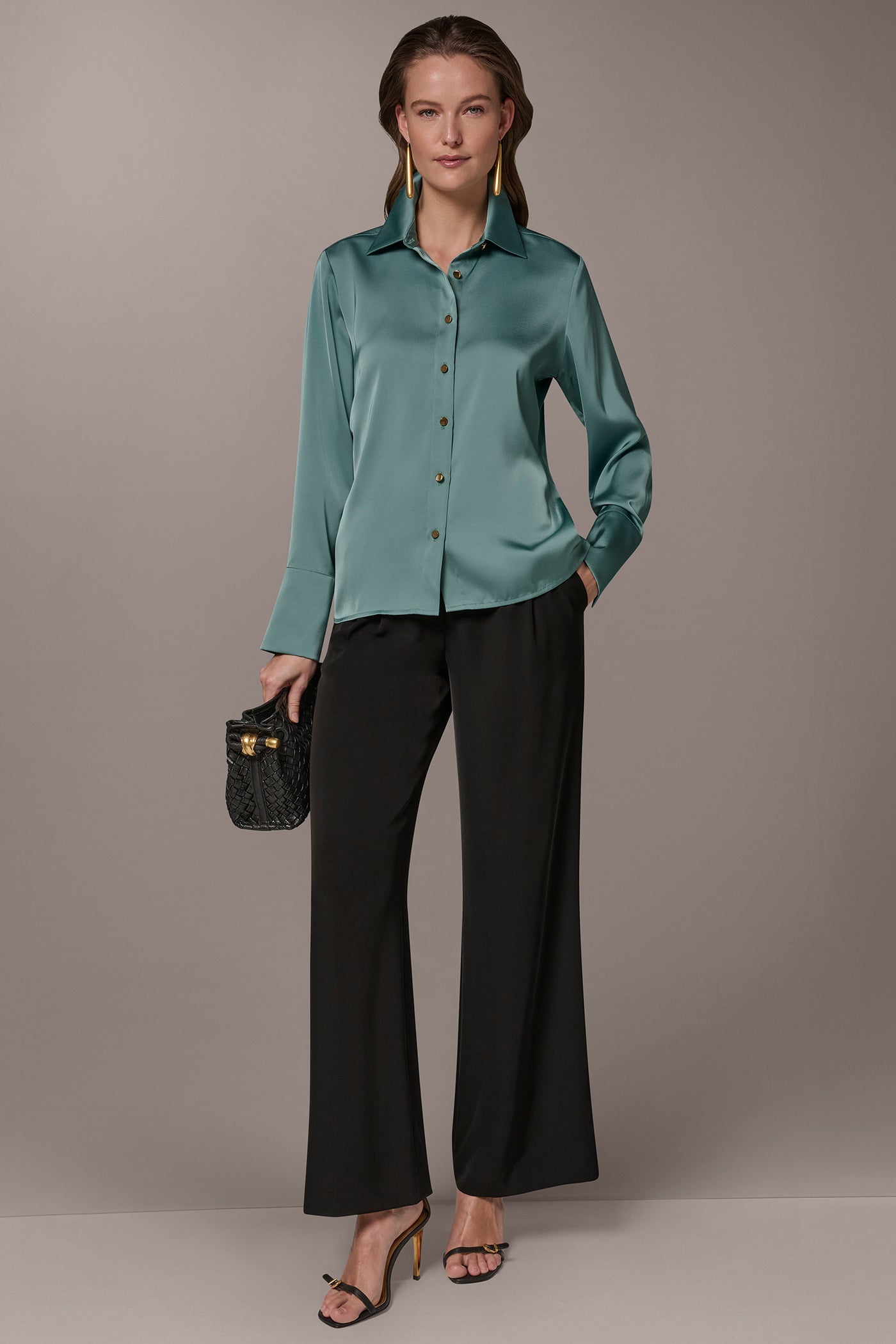 Donna Karan | SATIN BLOUSE