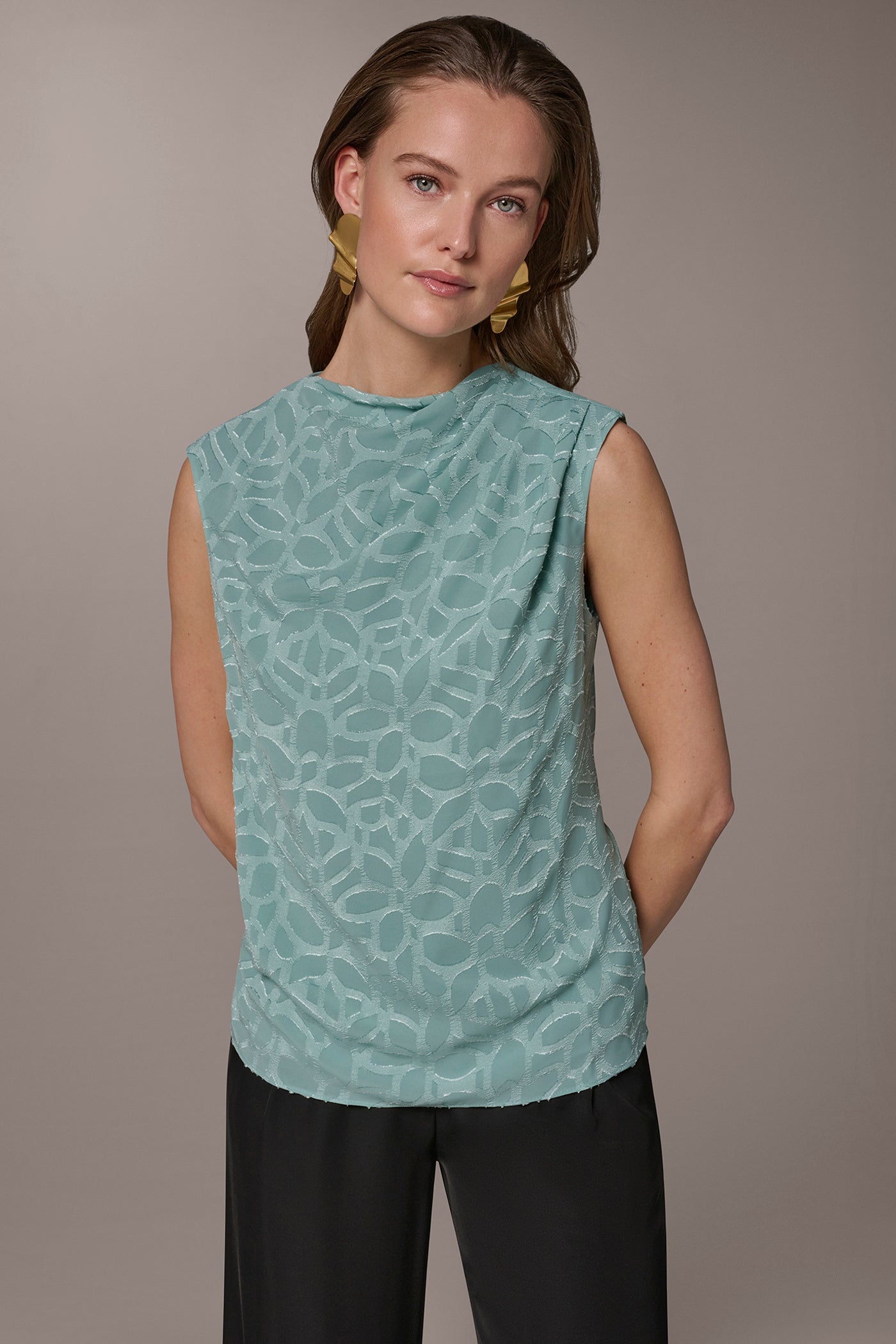Donna Karan | JACQUARD BLOUSE