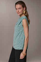 Donna Karan | JACQUARD BLOUSE