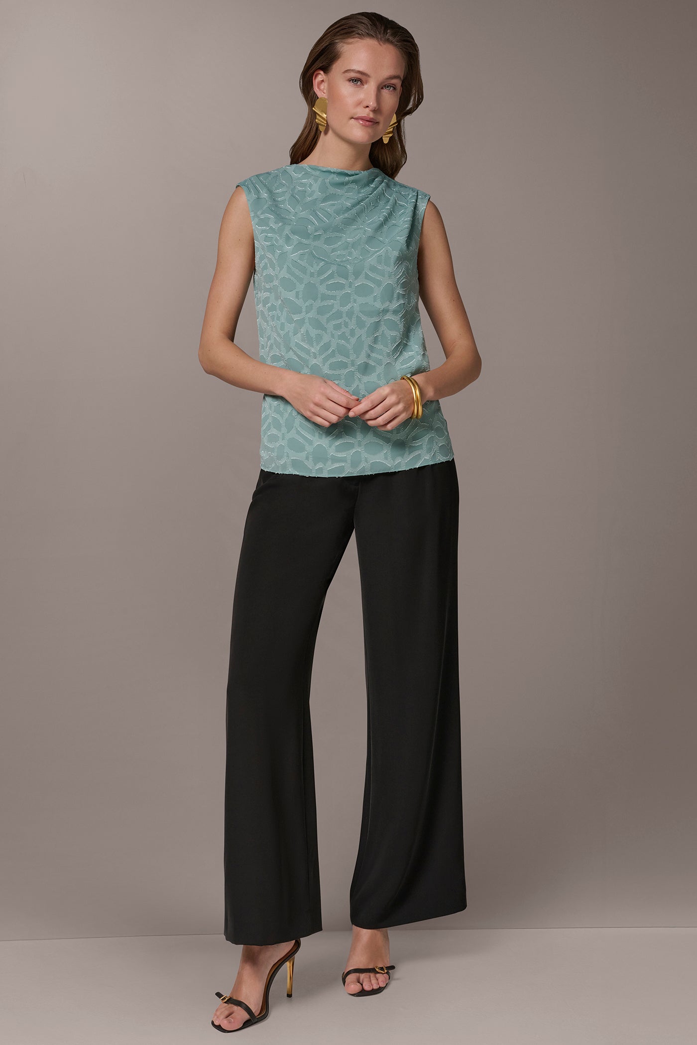 Donna Karan | JACQUARD BLOUSE