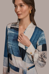 Donna Karan | FAUX WRAP BLOUSE