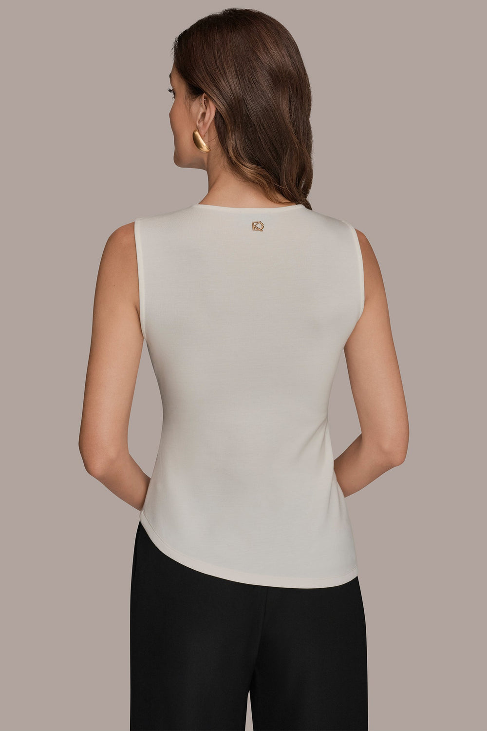 Donna Karan | ASYMMETRIC HEM BLOUSE
