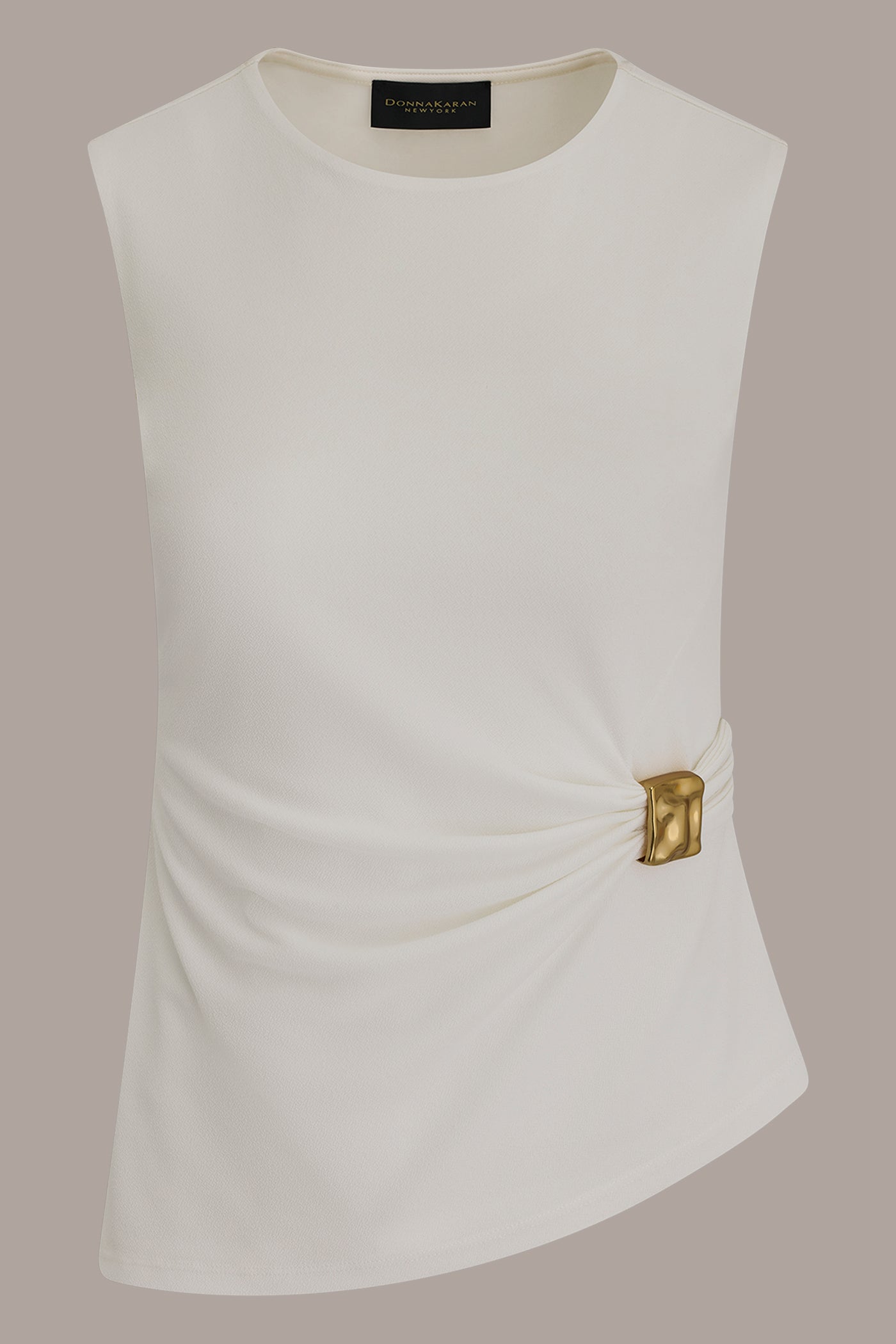 Donna Karan | ASYMMETRIC RUCHED TOP
