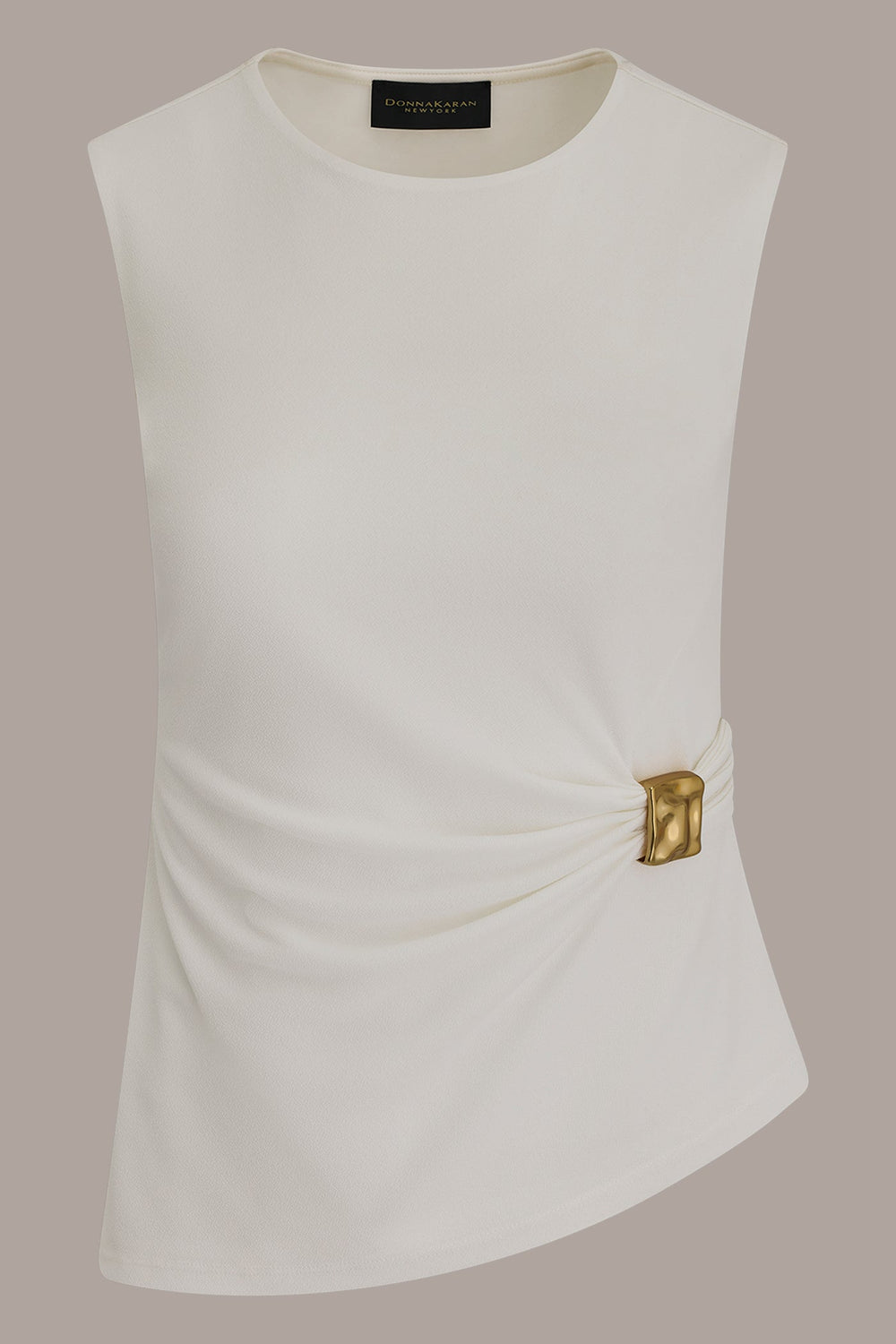 Donna Karan | ASYMMETRIC RUCHED TOP