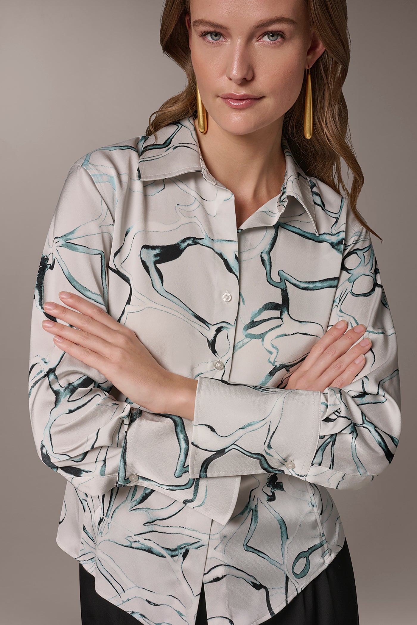 Donna Karan | PRINTED BLOUSE
