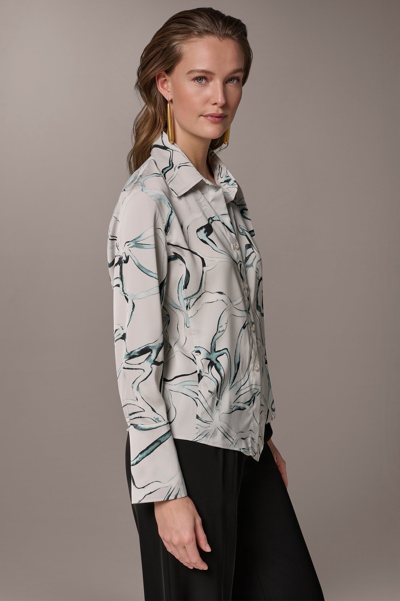Donna Karan | PRINTED BLOUSE